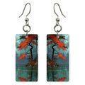 Red Leaf Courage Earrings | FWX2021