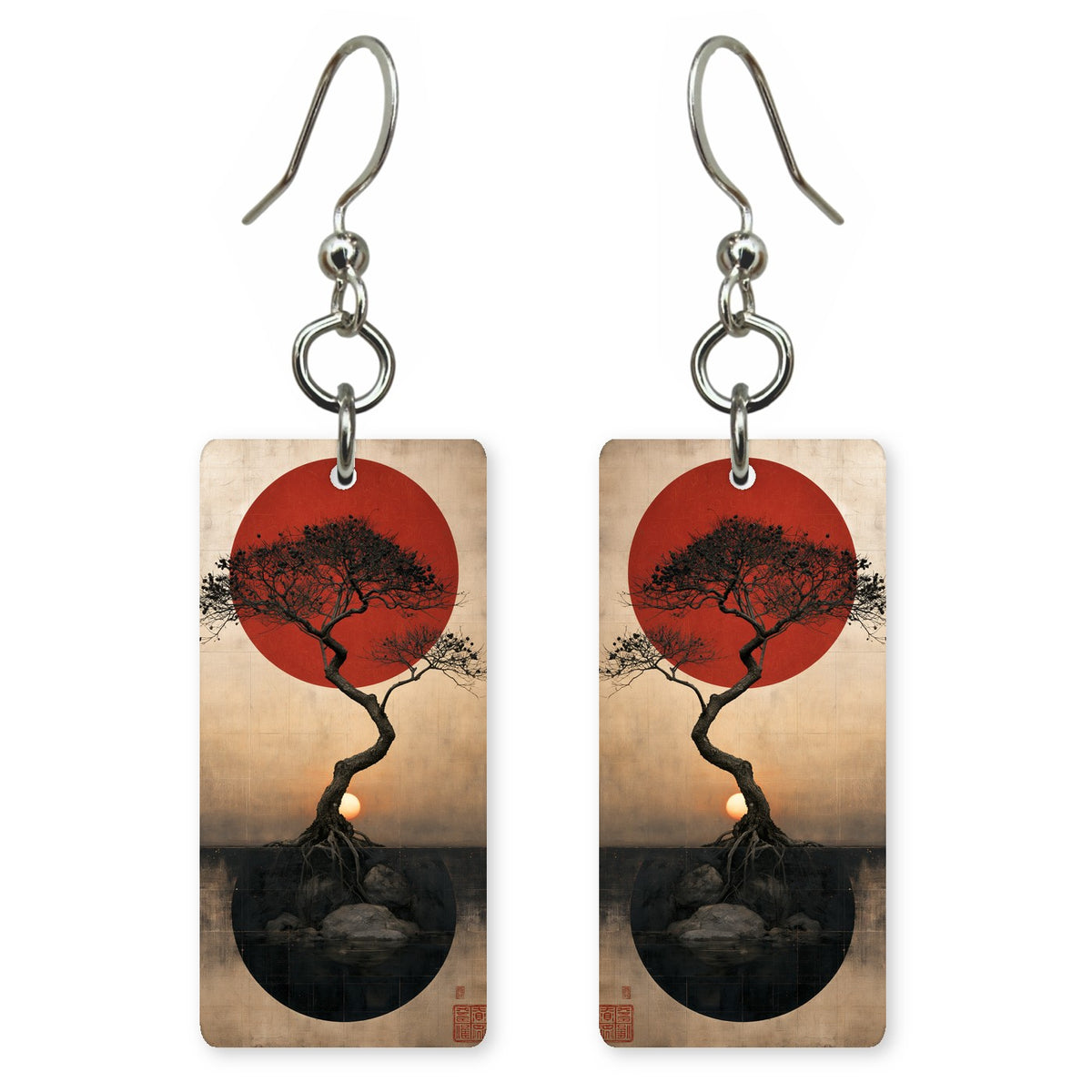 Red Sun Resolve Earrings | FWX2027