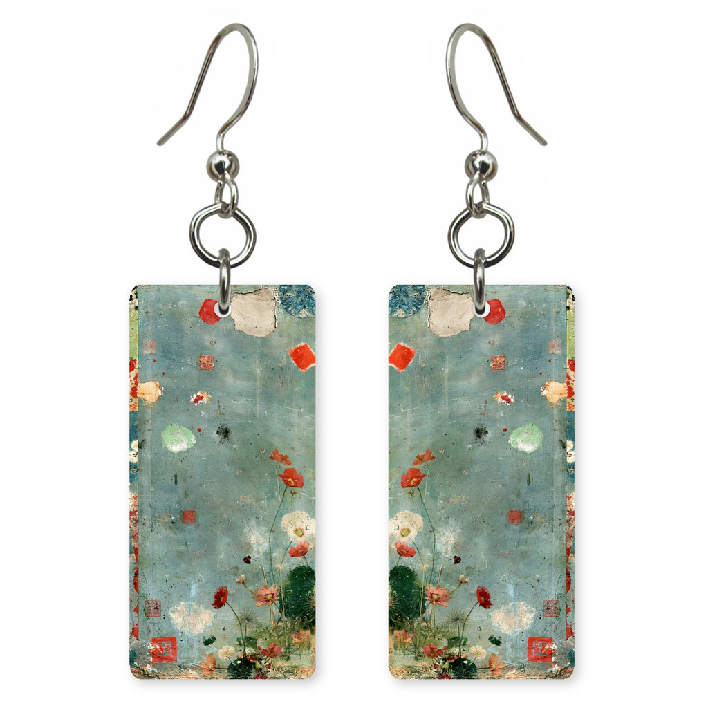 Sage Poppy Joy Earrings | FWX2029
