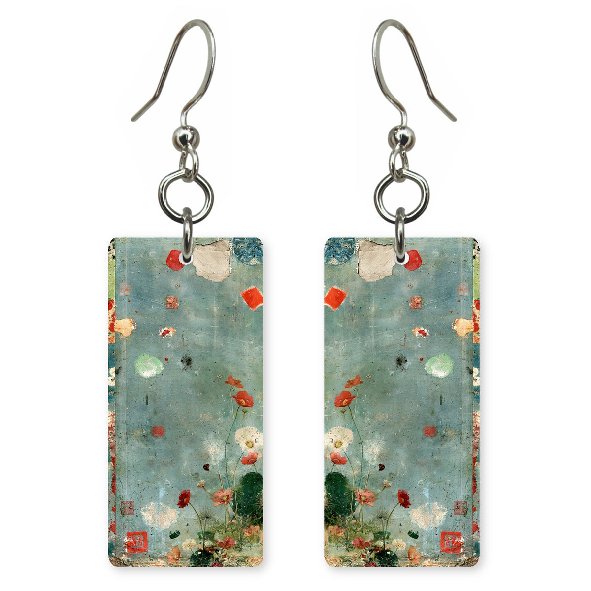 Sage Poppy Joy Earrings | FWX2029
