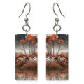 Rust White Tenderness Earrings | FWX2034