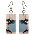 Blue Gray Homesick Ache Earrings | FWX2035
