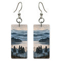 Misty Blue Peace Earrings | FWX2036