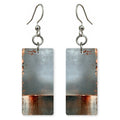 Steel Gray Heaviness Earrings | FWX2038