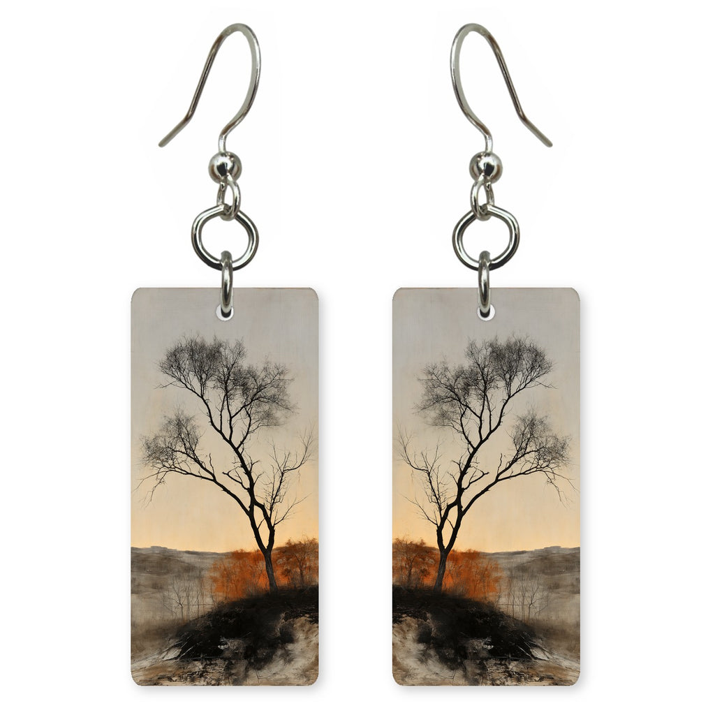 Tawny Dusk Peace Earrings | FWX2047