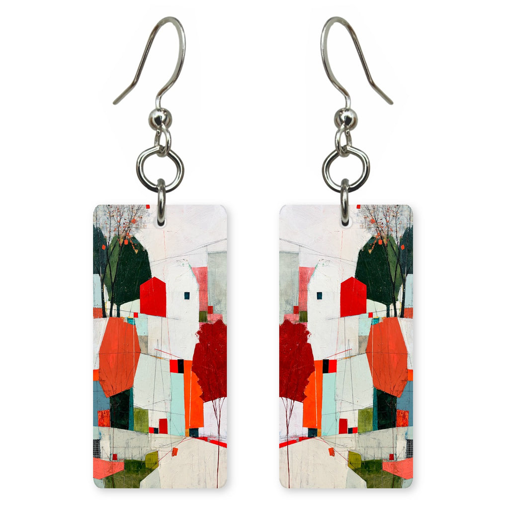 Playful Red Delight Earrings | FWX2048