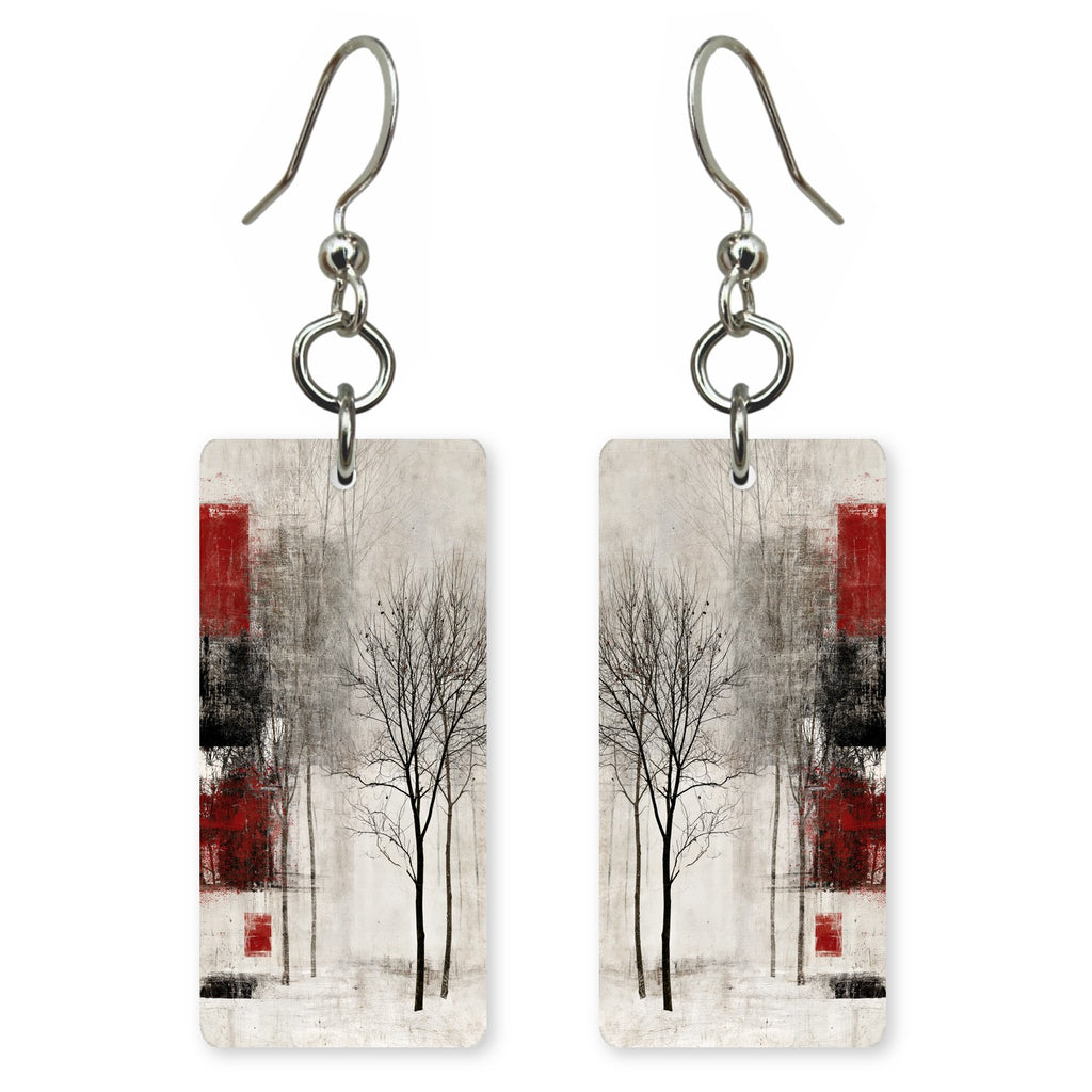 Pale White Sorrow Earrings | FWX2050