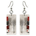 Pale White Sorrow Earrings | FWX2050