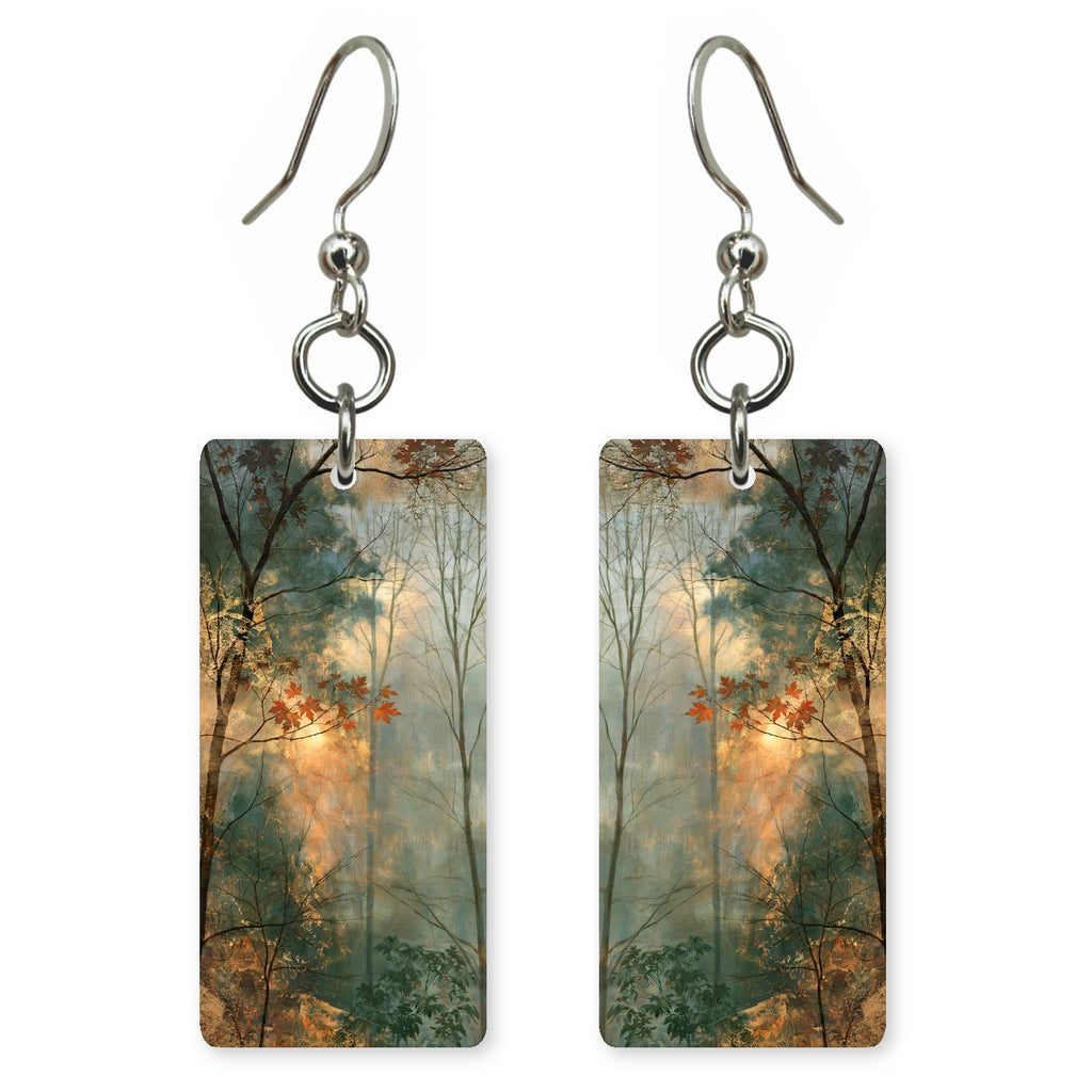 Golden Green Hope Earrings | FWX2052
