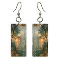 Golden Green Hope Earrings | FWX2052