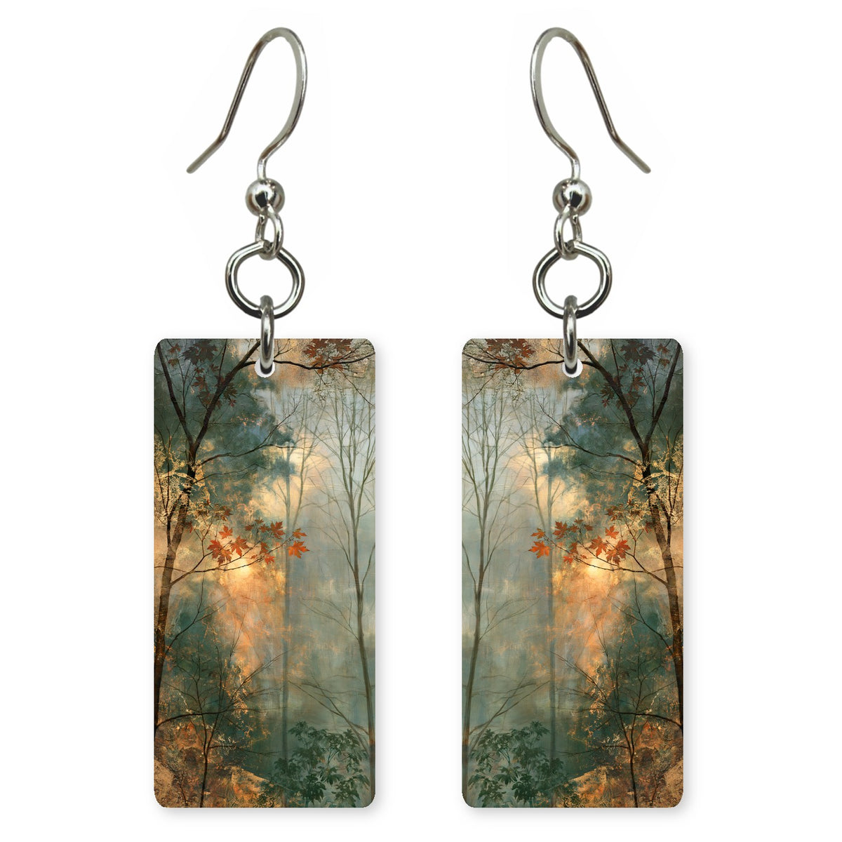 Golden Green Hope Earrings | FWX2052