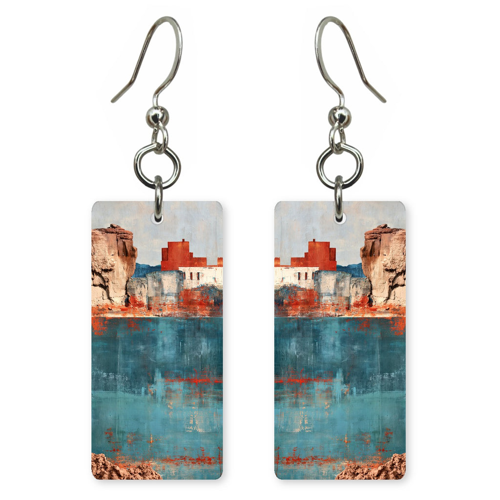 Rust Teal Homesick Earrings | FWX2056