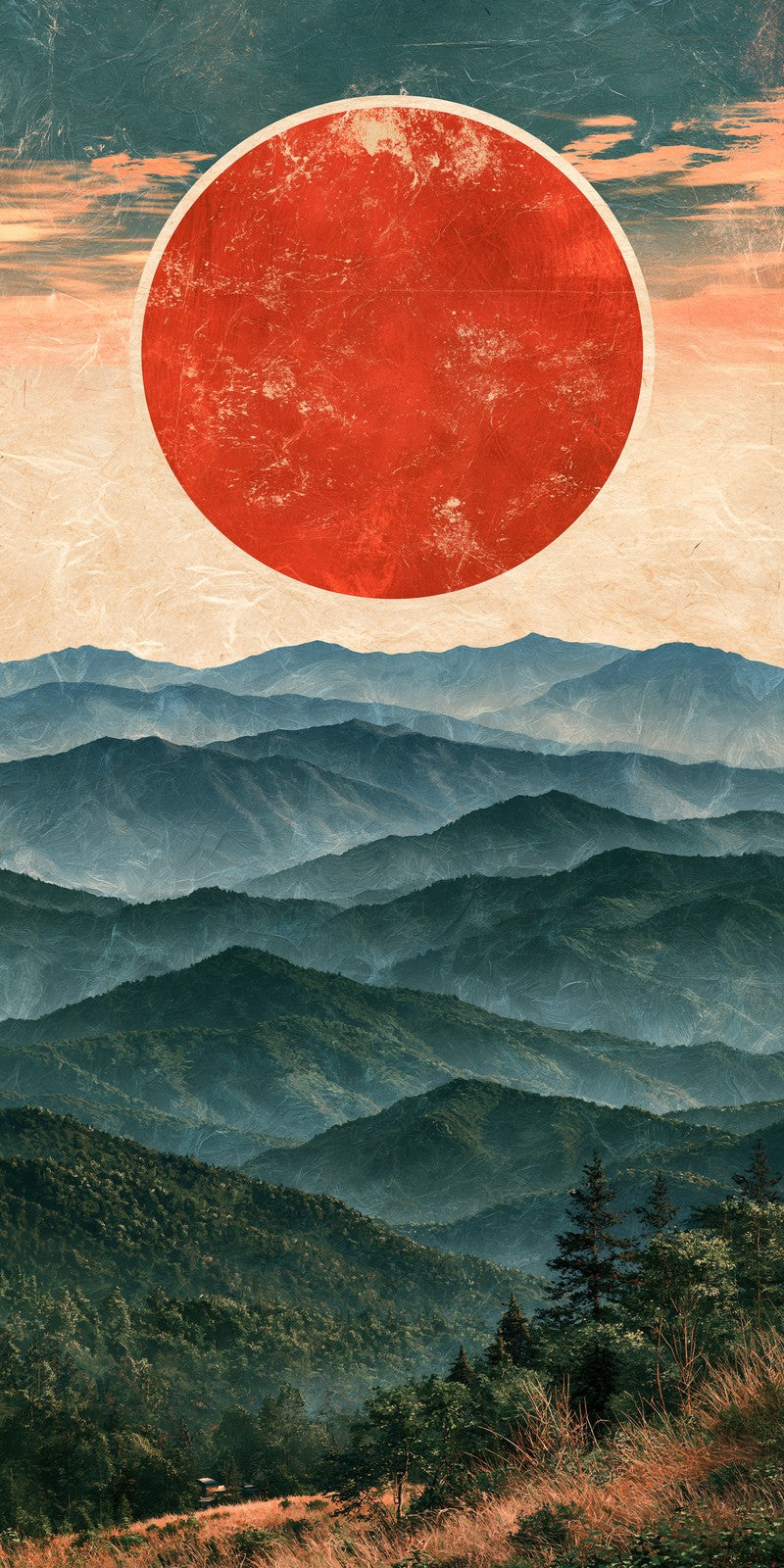Red Sun Courage Earrings | FWX2059