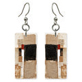 Tan Paper Waiting Earrings | FWX2062