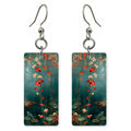 Teal Red Gold Joy Earrings | FWX2064