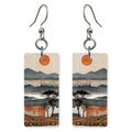 Orange Sun Contentment Earrings | FWX2067