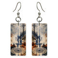 Blue Rust Quiet Calm Earrings | FWX2070