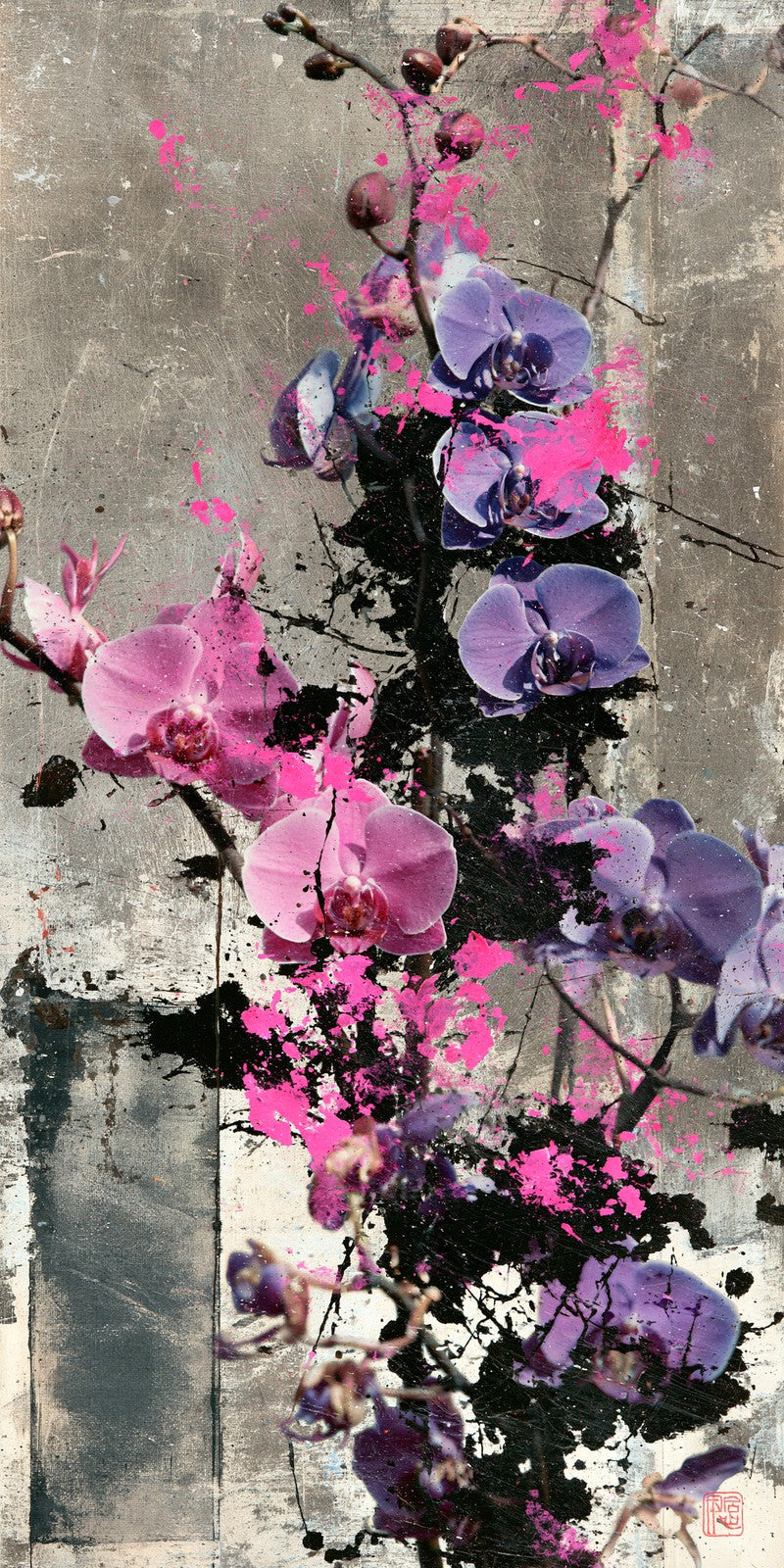 Orchid Violet Joy Earrings | FWX2078