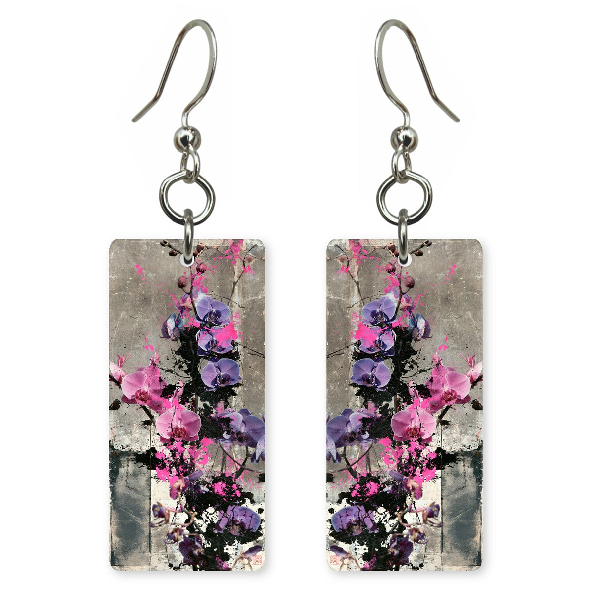 Orchid Violet Joy Earrings | FWX2078