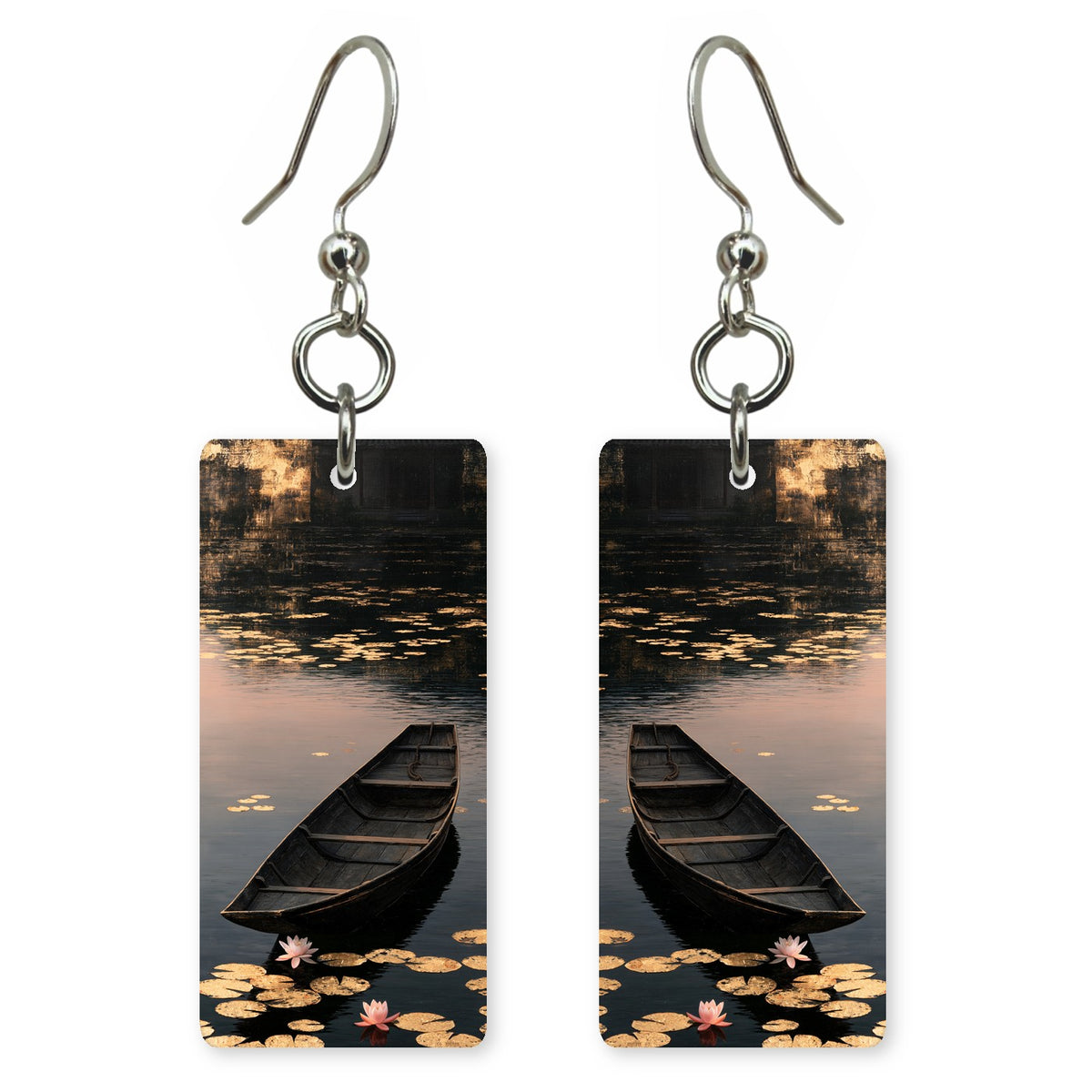 Black Water Waiting Earrings | FWX2079