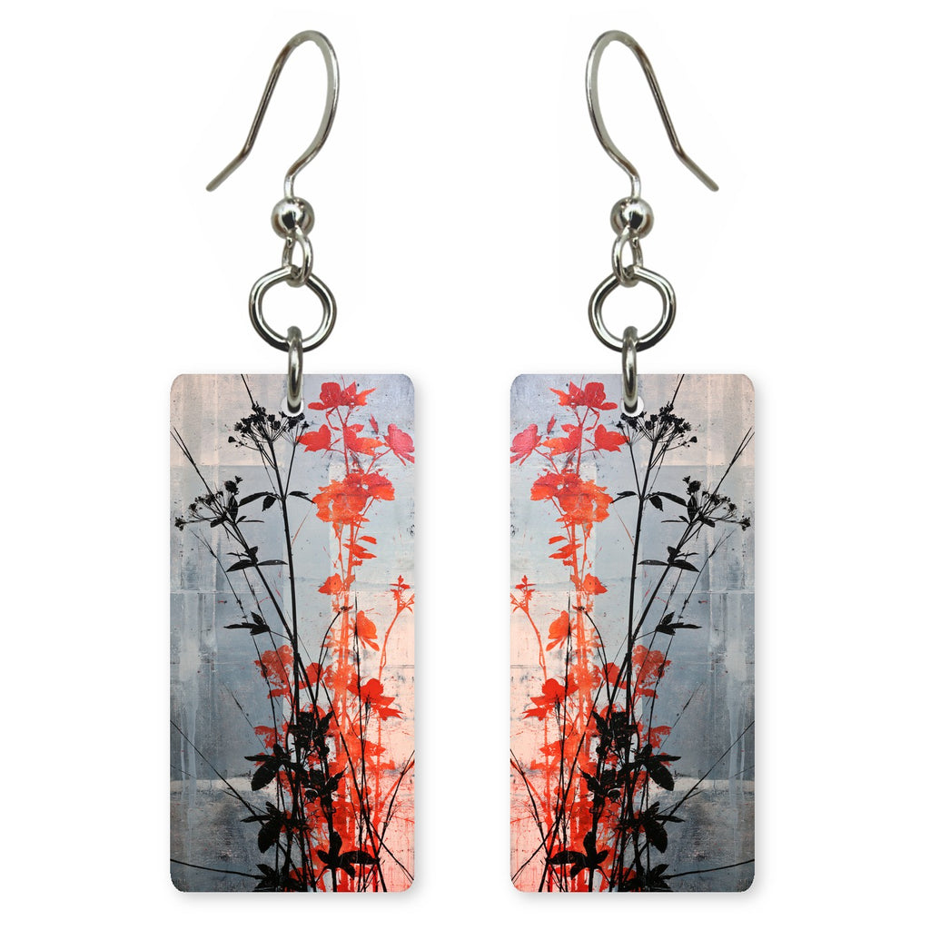 Orange Slate Defiance Earrings | FWX2089