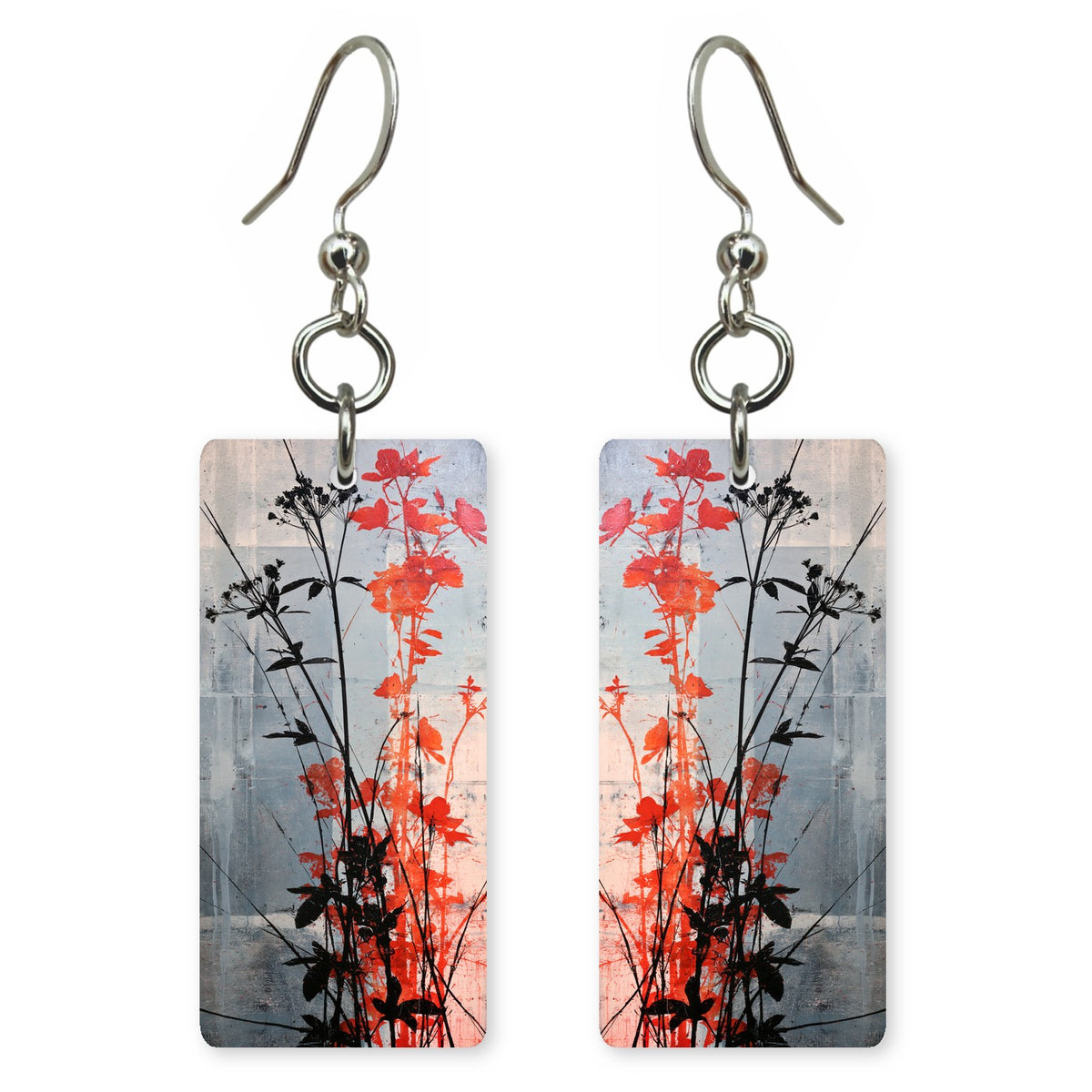Orange Slate Defiance Earrings | FWX2089