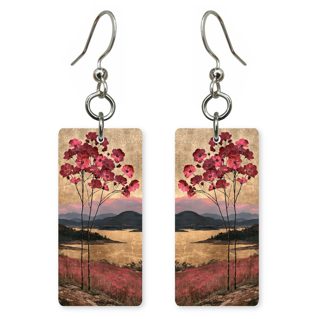 Berry Gold Joy Earrings | FWX2090