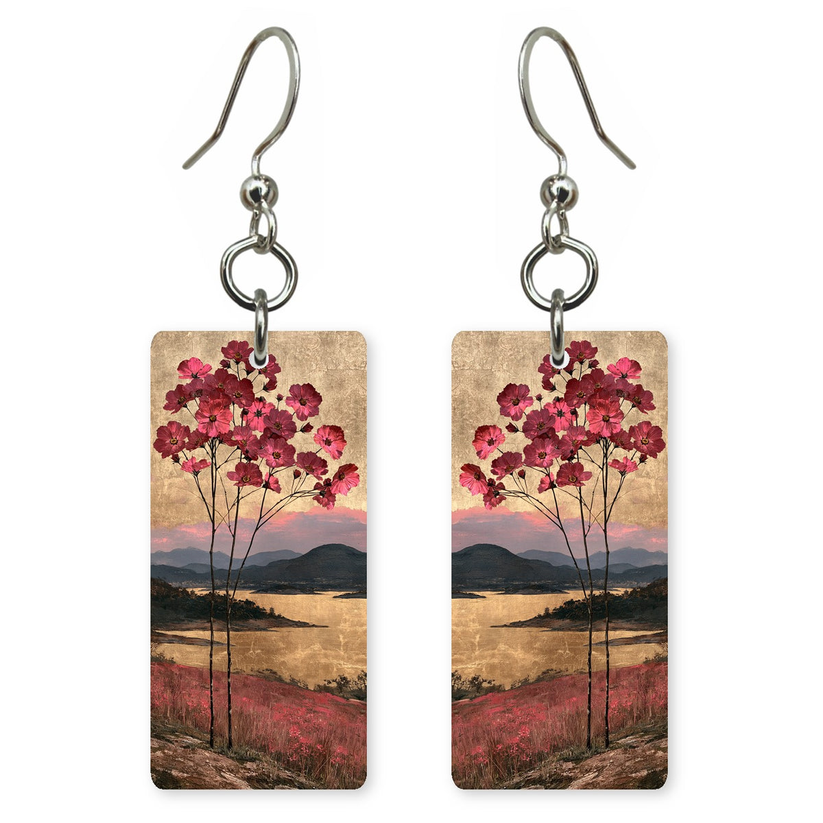 Berry Gold Joy Earrings | FWX2090