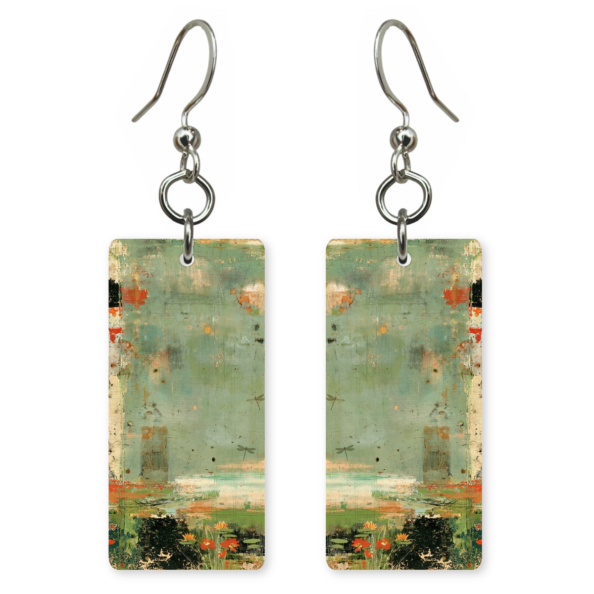 Sage Green Renewal Earrings | FWX2094