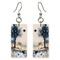 Navy Snow Joy Earrings | FWX2095