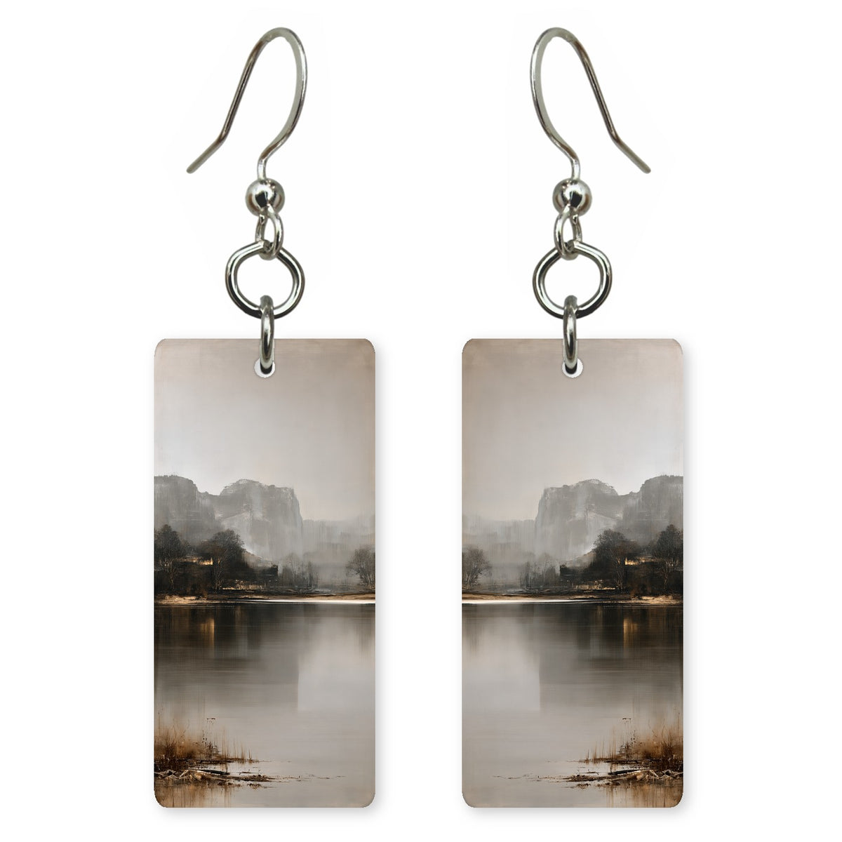 Pearl Gray Hush Earrings | FWX2112