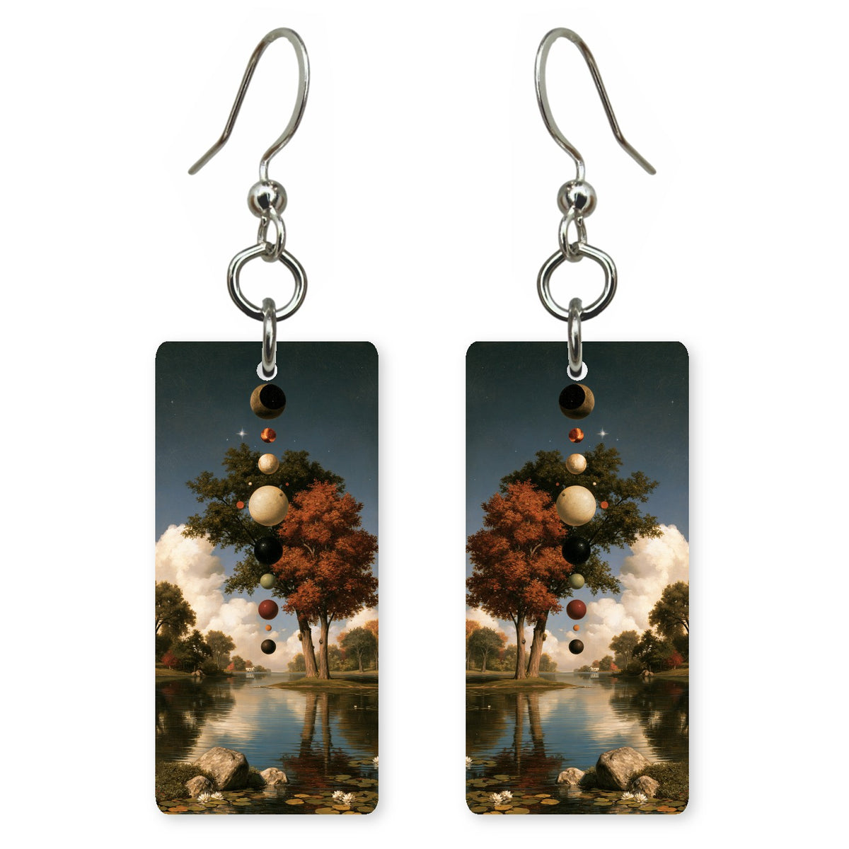 Copper Teal Curiosity Earrings | FWX2113