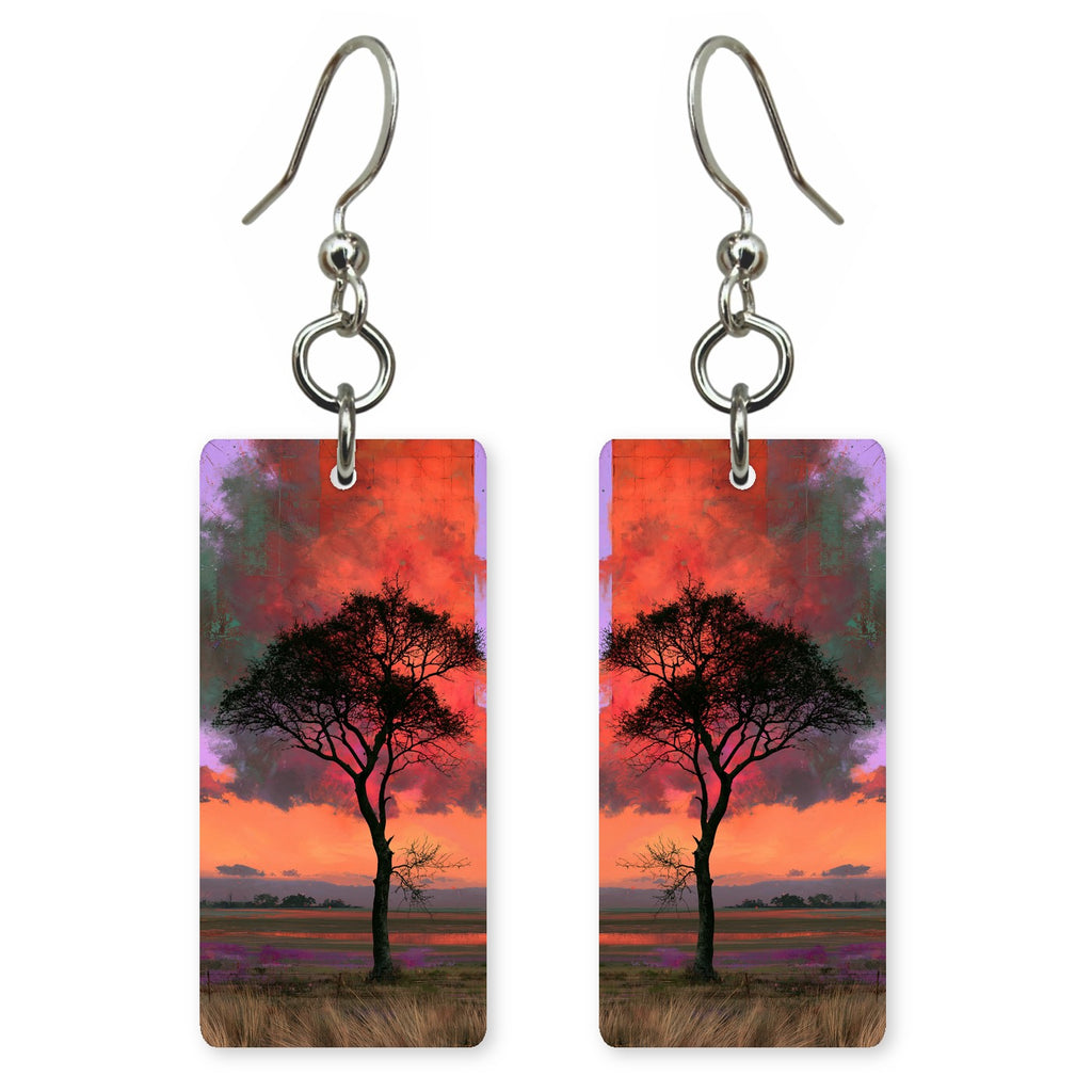 Magenta Dusk Yearning Earrings | FWX2120