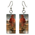 Scarlet Gold Wistfulness Earrings | FWX2122