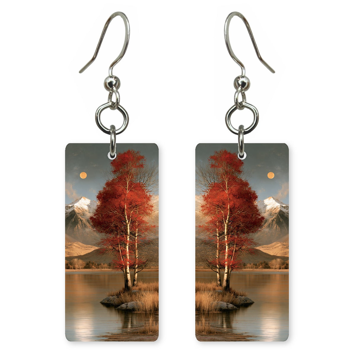 Scarlet Gold Wistfulness Earrings | FWX2122