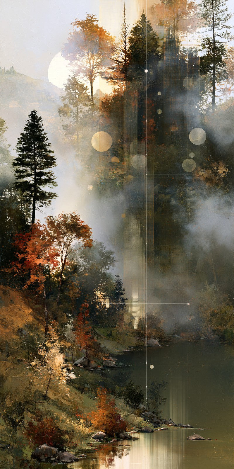 Smoke and Amber Melancholy Earrings | FWX2132