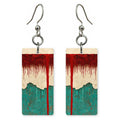 Scarlet Spill Anguish Earrings | FWX2133