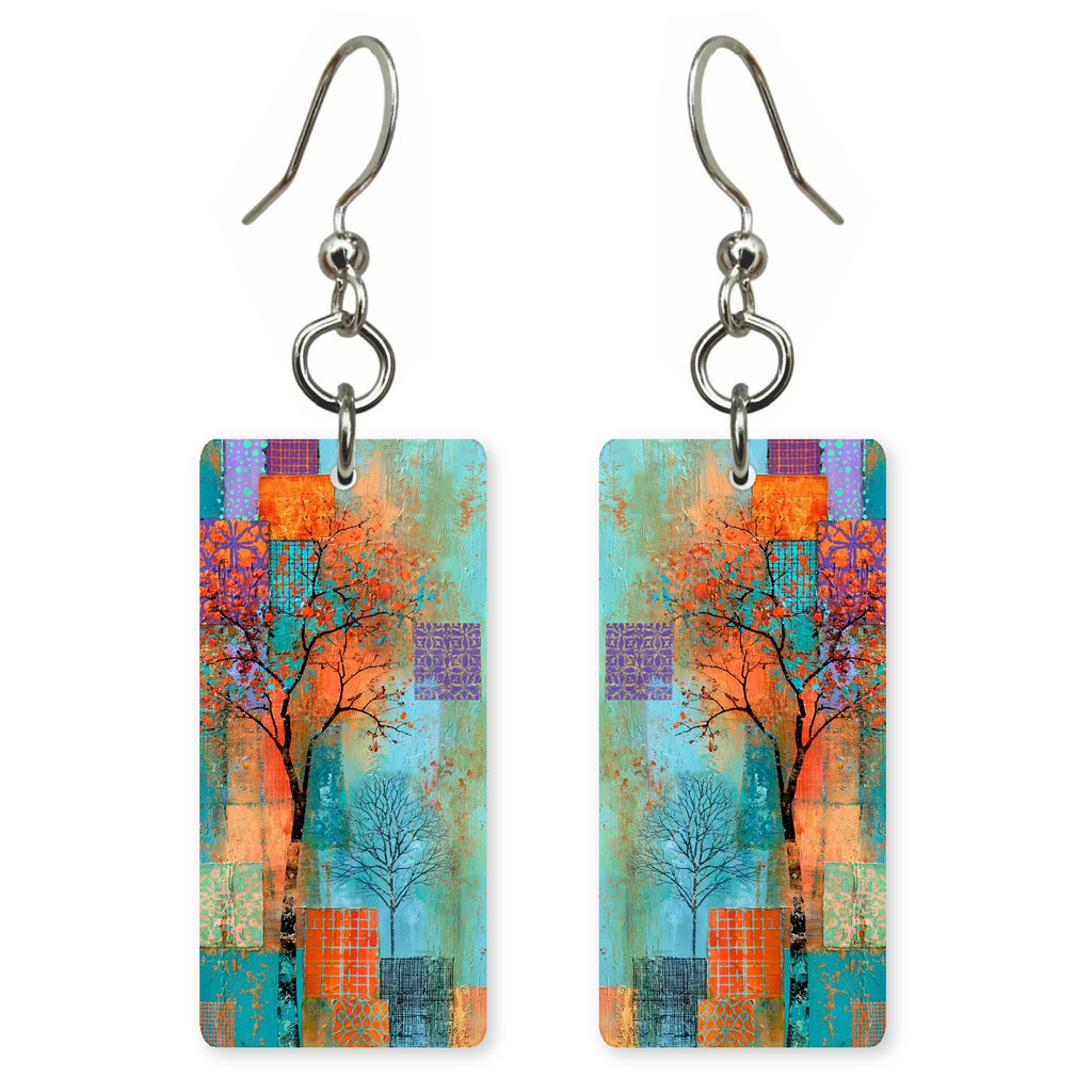 Peacock Exuberance Earrings | FWX2134