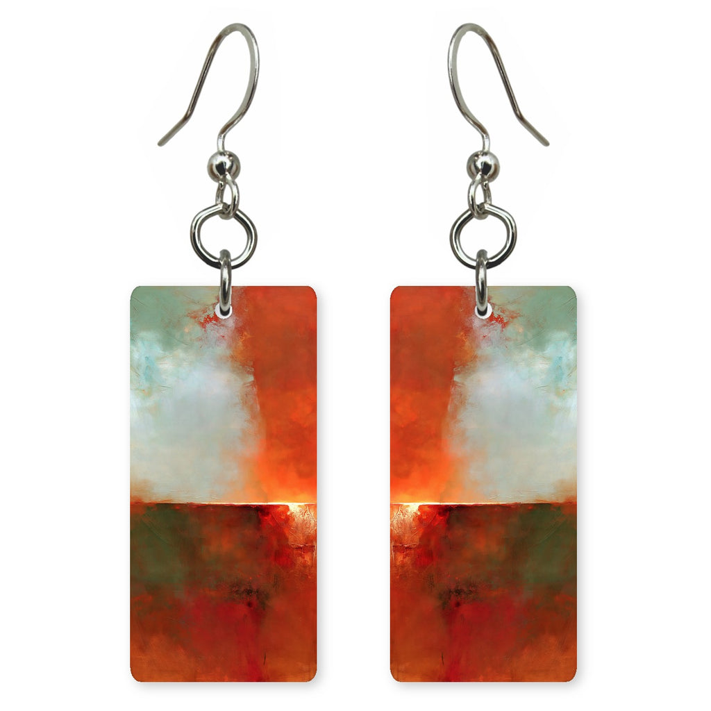 Rust Smoke Turmoil Earrings | FWX2137
