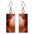 Crimson Black Fury Earrings | FWX2140
