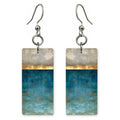 Gold Indigo Tranquility Earrings | FWX2143