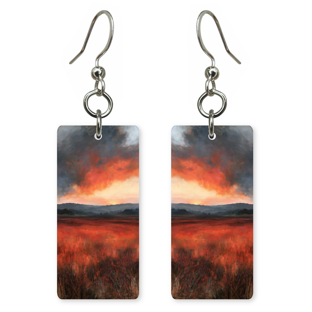 Rust Red Anticipation Earrings | FWX2144