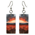 Rust Red Anticipation Earrings | FWX2144
