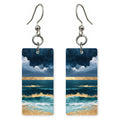 Gold Laid Down Gently Earrings | FWX2145