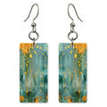 Gold Drip Gratitude Earrings | FWX2150