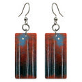 Crimson White Vigil Earrings | FWX2153