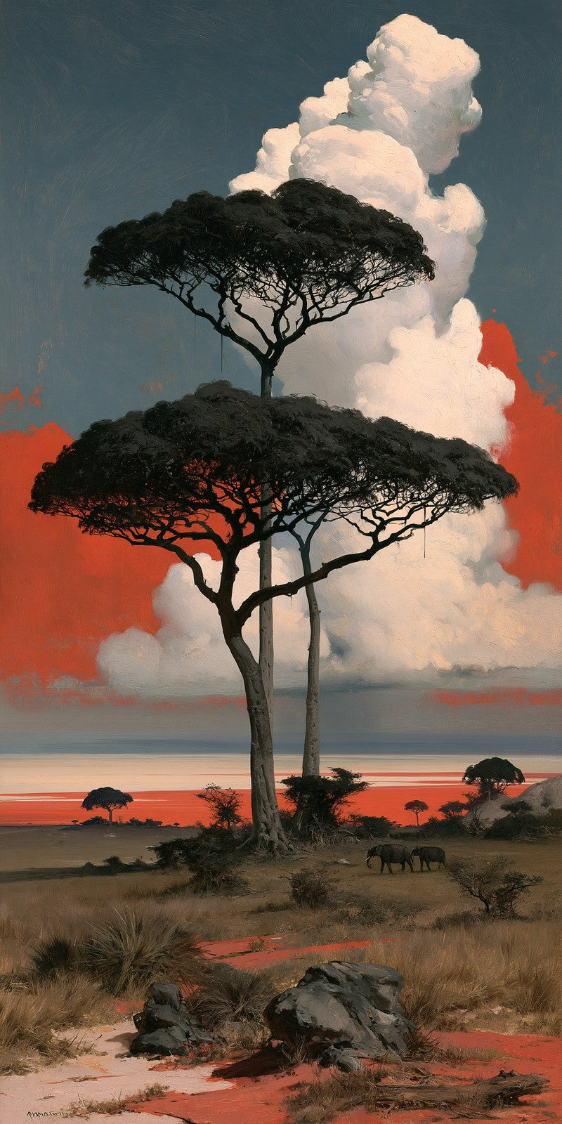 Coral Arms Wide Open Earrings | FWX2154