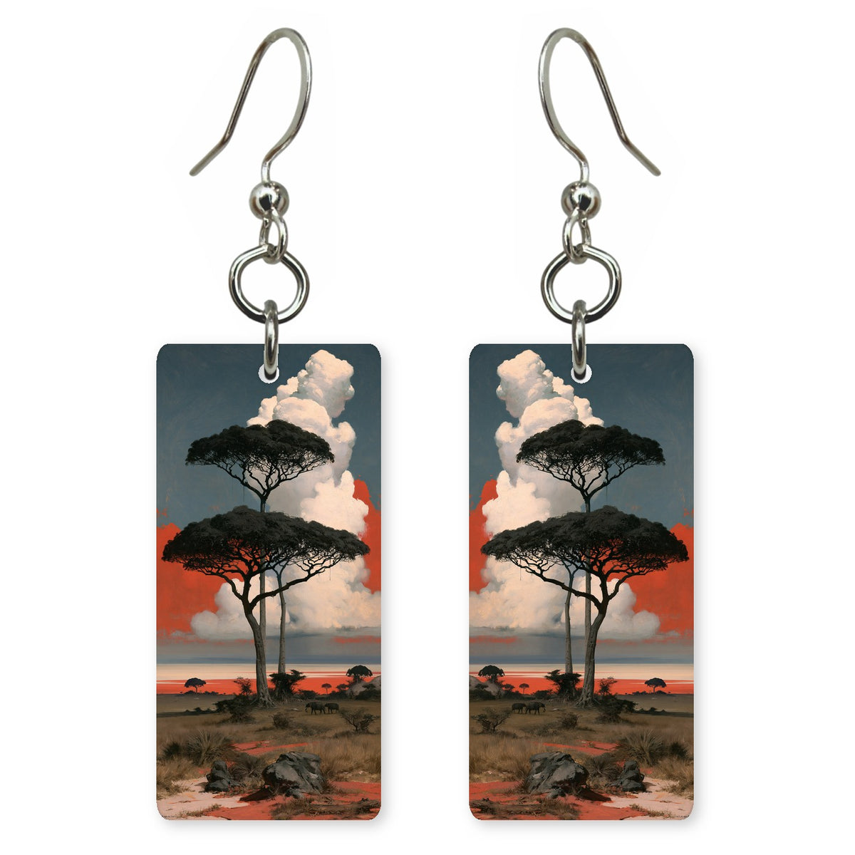 Coral Arms Wide Open Earrings | FWX2154