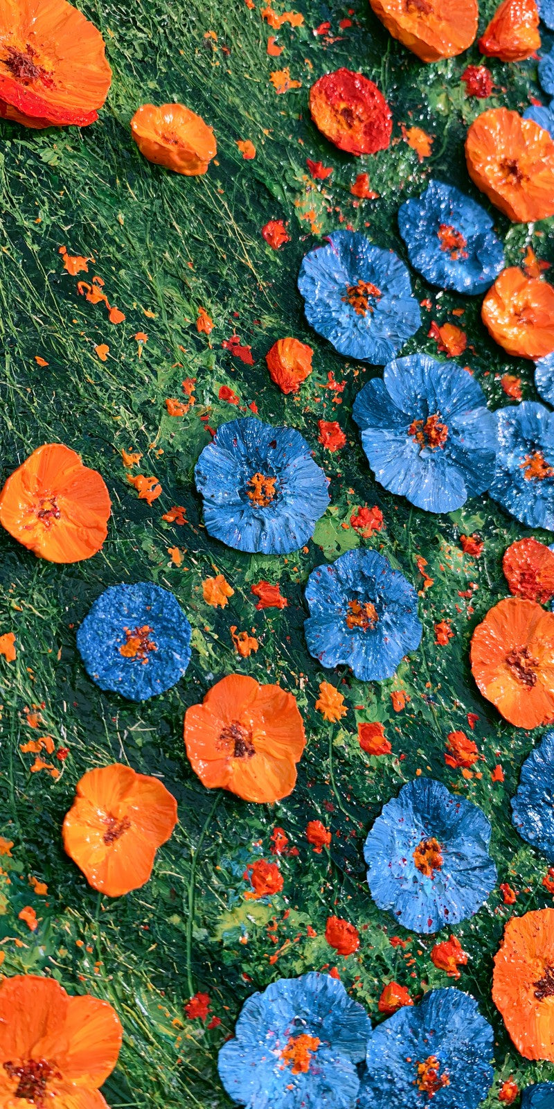 Cornflower Poppy Joy Earrings | FWX215