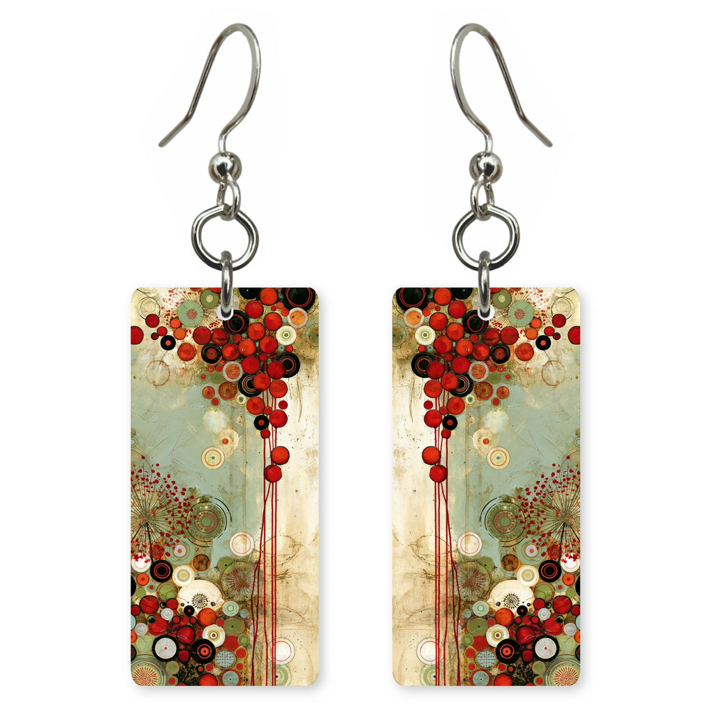 Scarlet Cream Playfulness Earrings | FWX2160